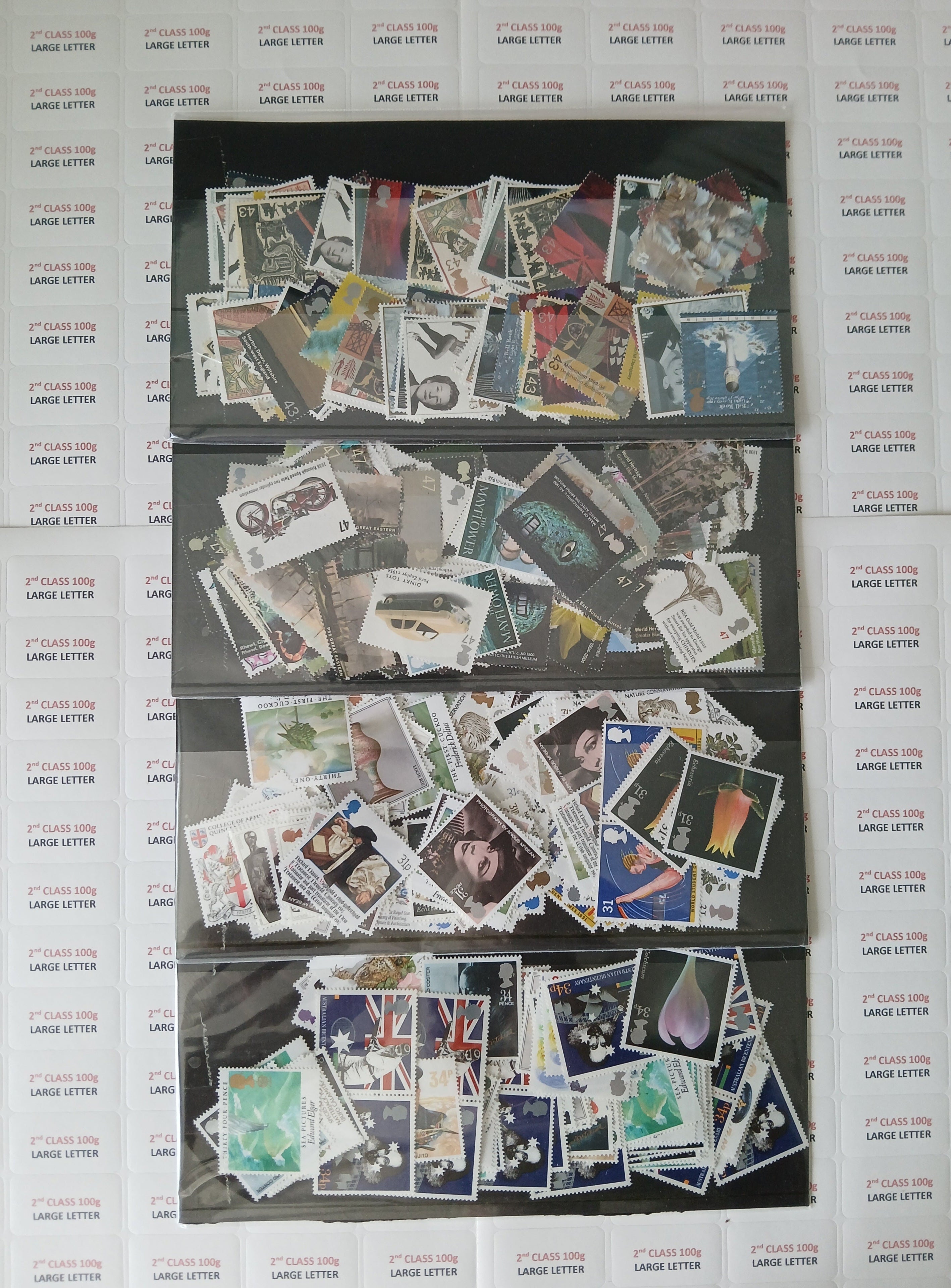 2nd Class Large Letter, 4 Stamp Combination - Pictorial - Save up to 37%