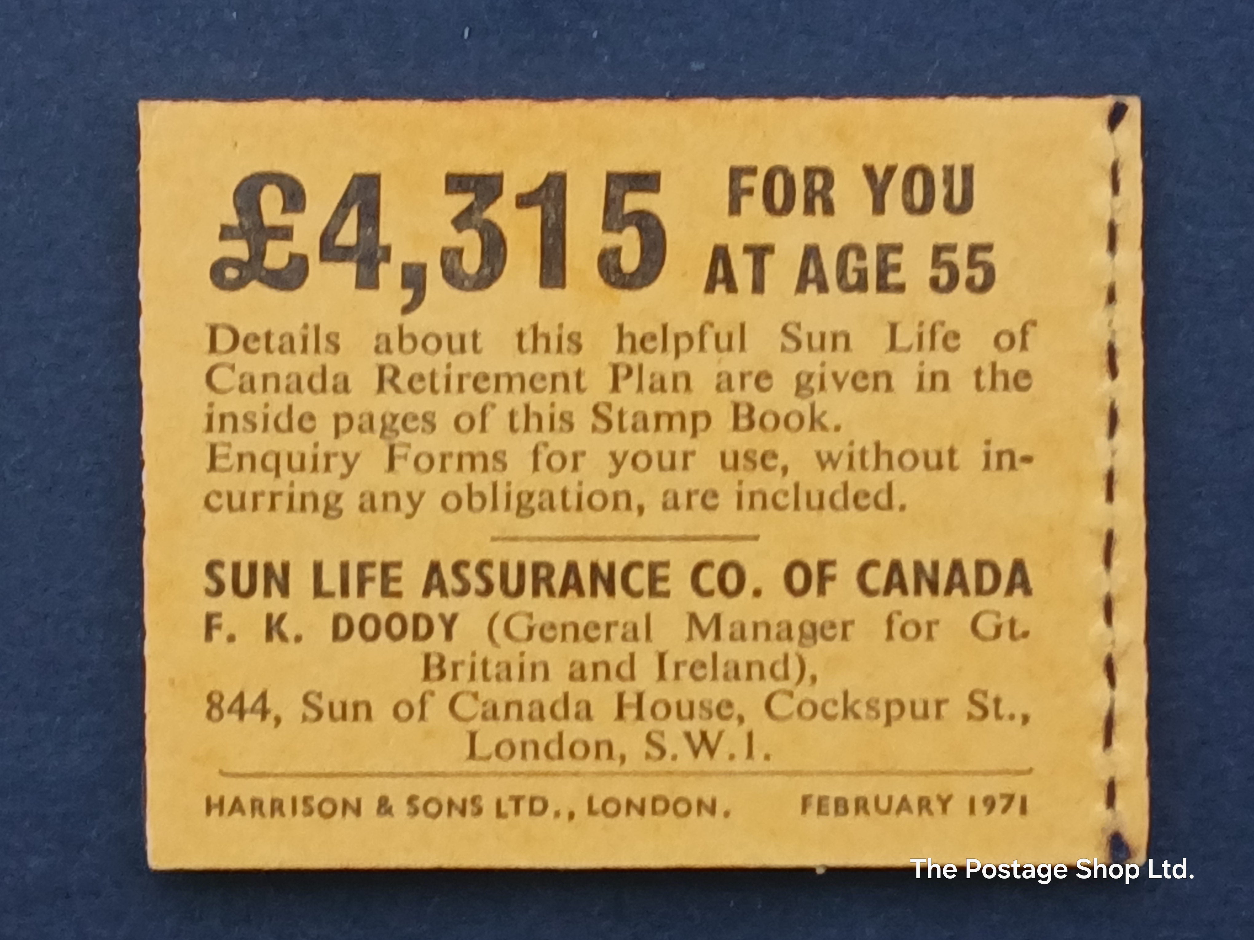 DN 46 - Pillar Box Series - Feb 1971