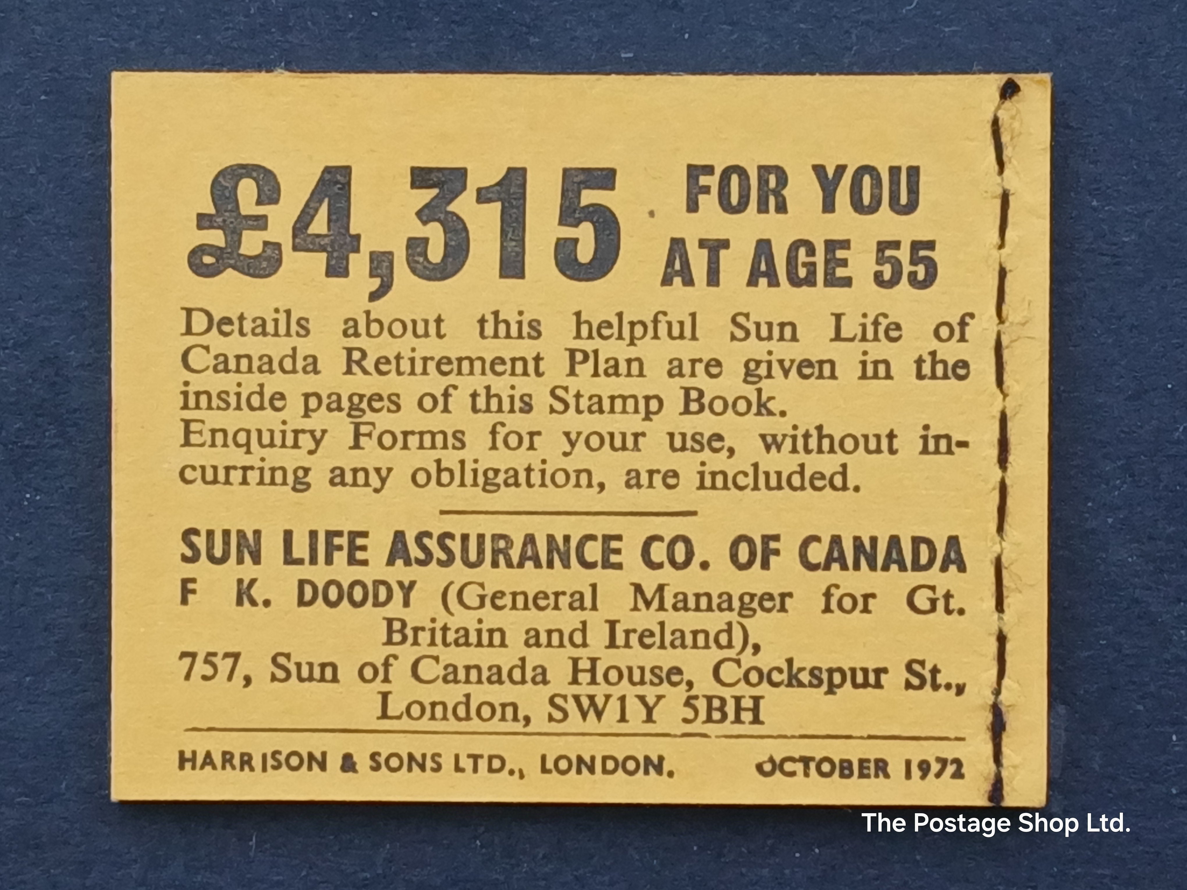 DN 56 - Pillar Box Series - Oct 1972