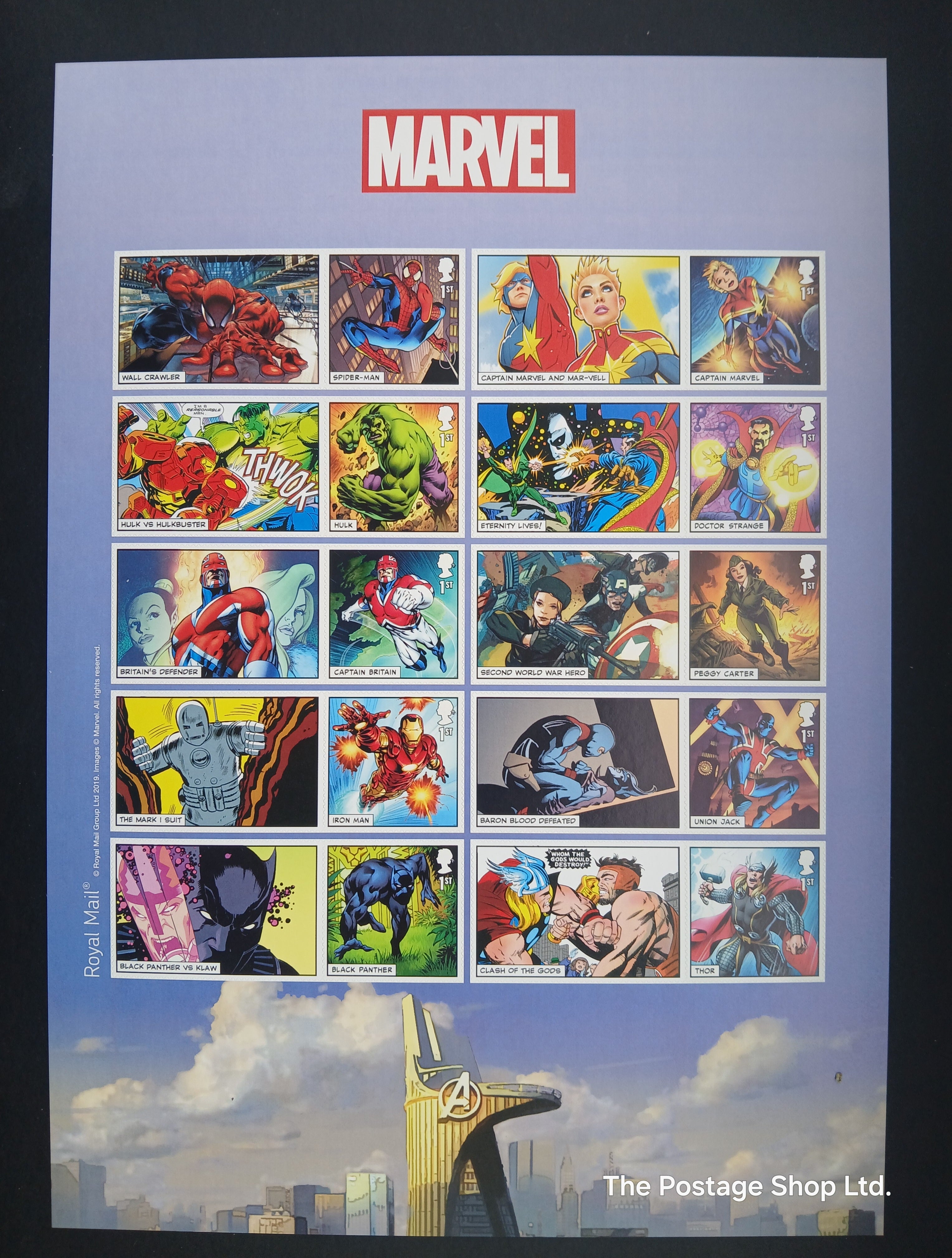 Marvel 1st Issue Smiler/Label Sheet - Save up to 30%
