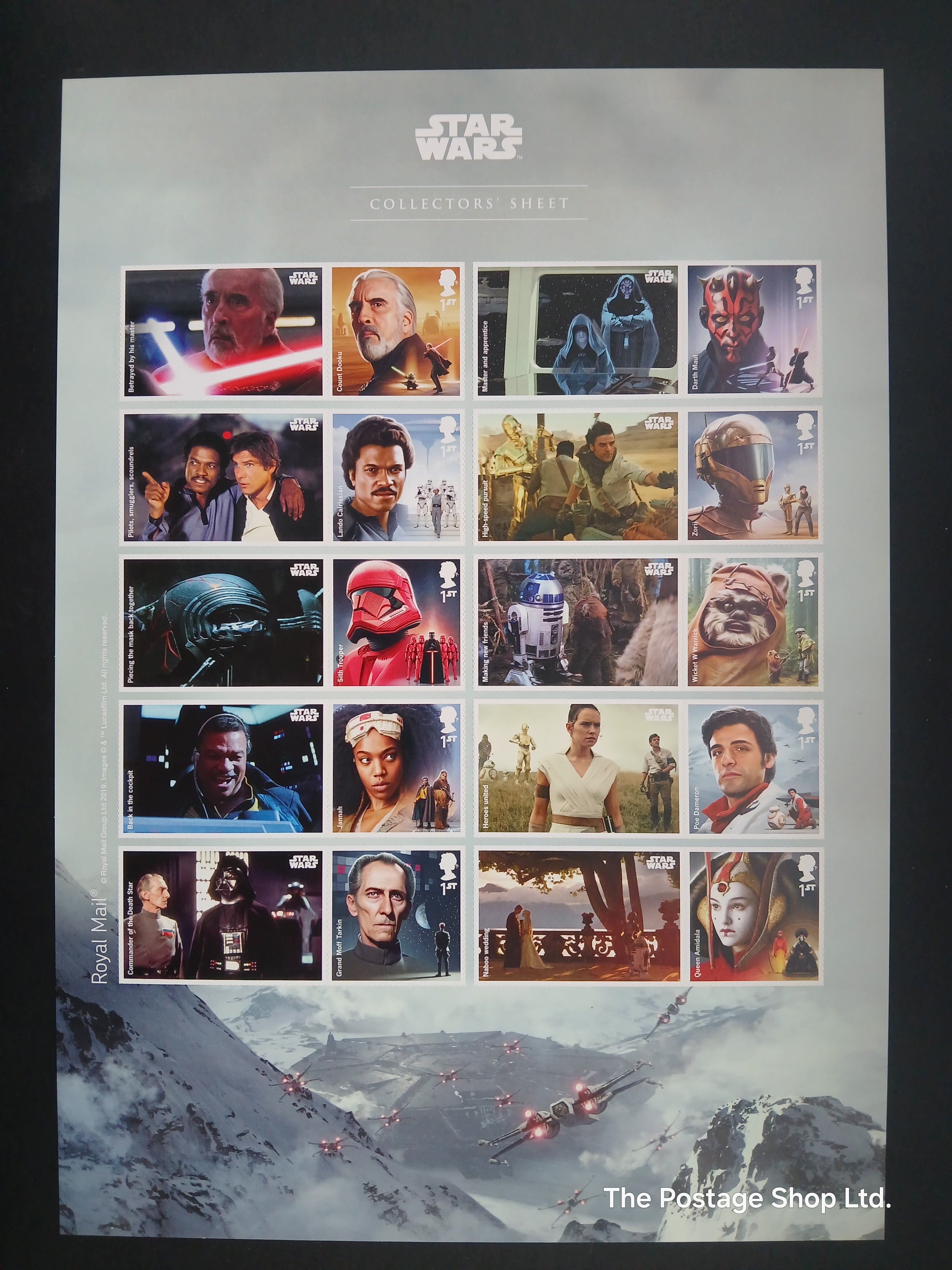 Star Wars 5th Issue Smiler/Label Sheet - Save up to 30%