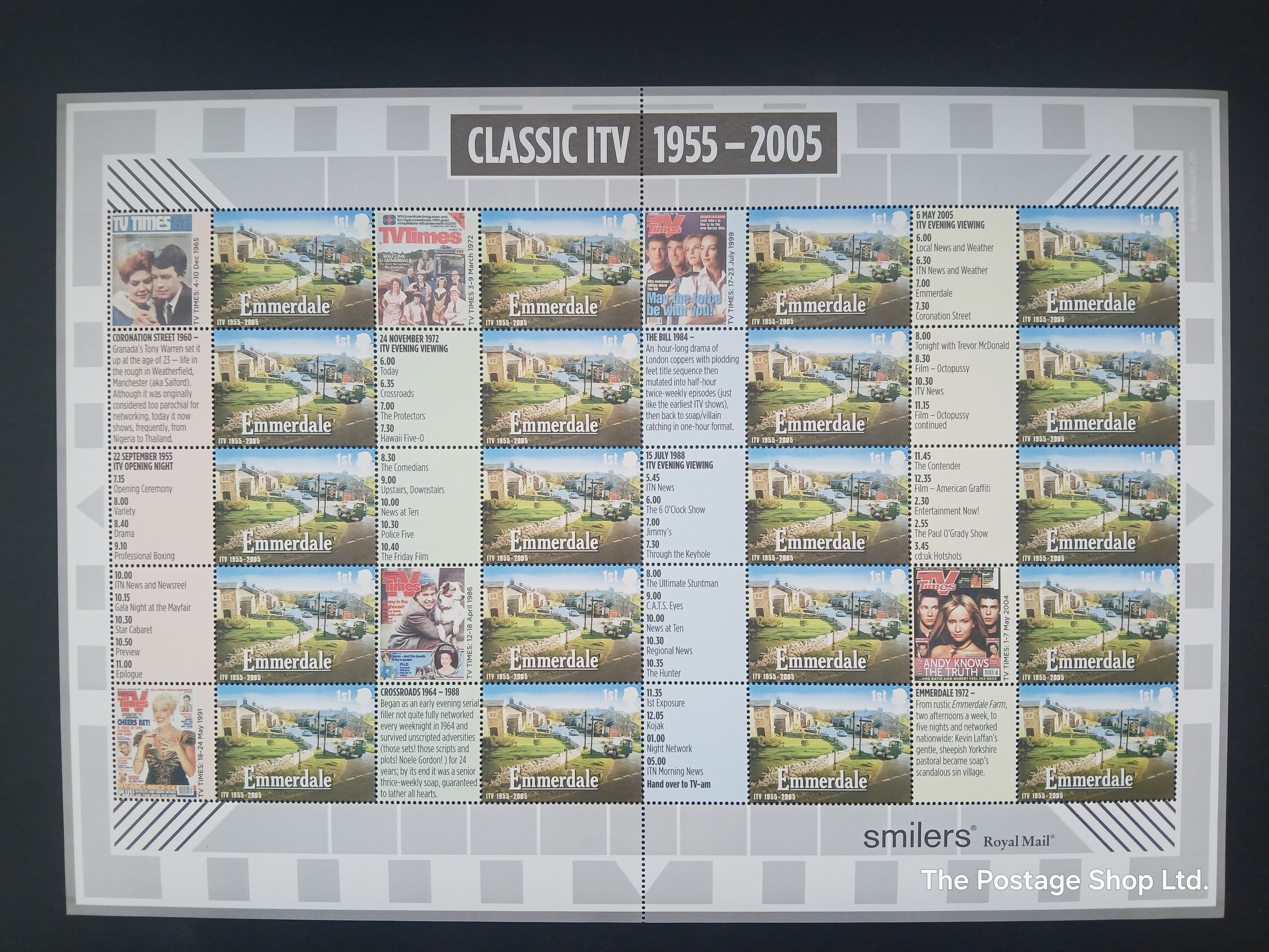 Classic TV Smiler/Label Sheet - Save up to 35%