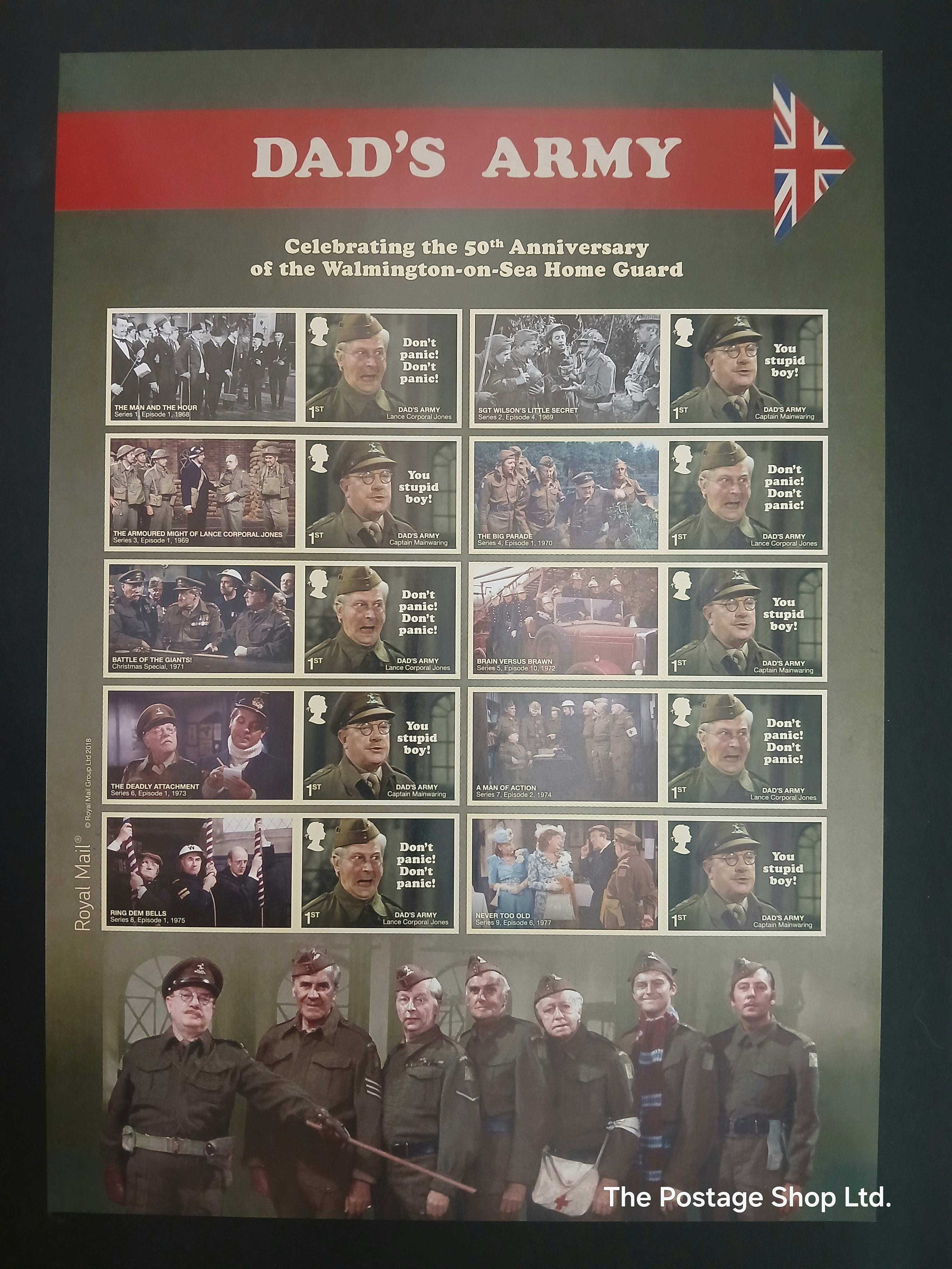 Dads Army Smiler/Label Sheet - Save up to 30%