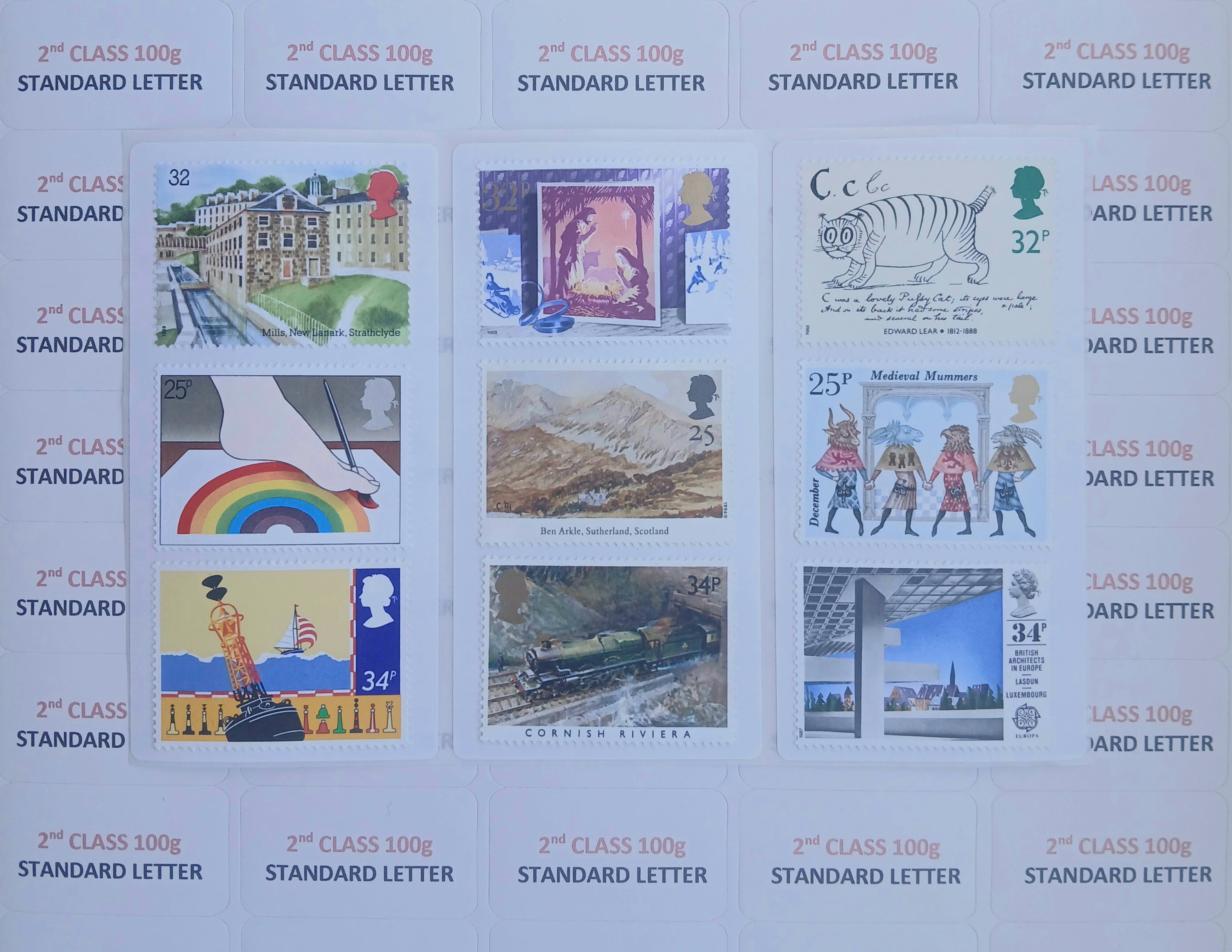 2nd Class Letter Label - Value 91p - Save up to 30% New Rate APR 26