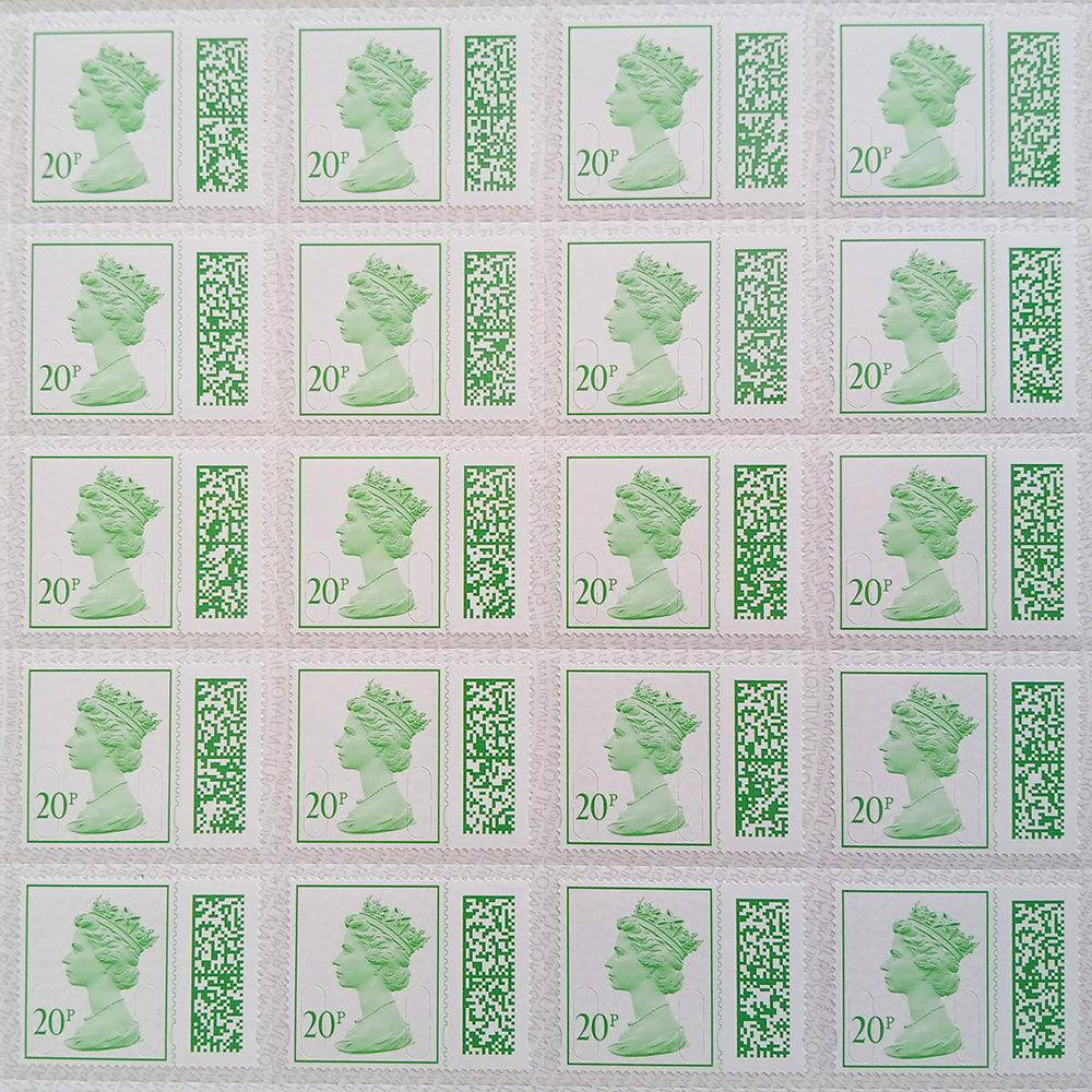 Individual Value 20p - Barcoded, Self-adhesive Stamps - Save up to 25%