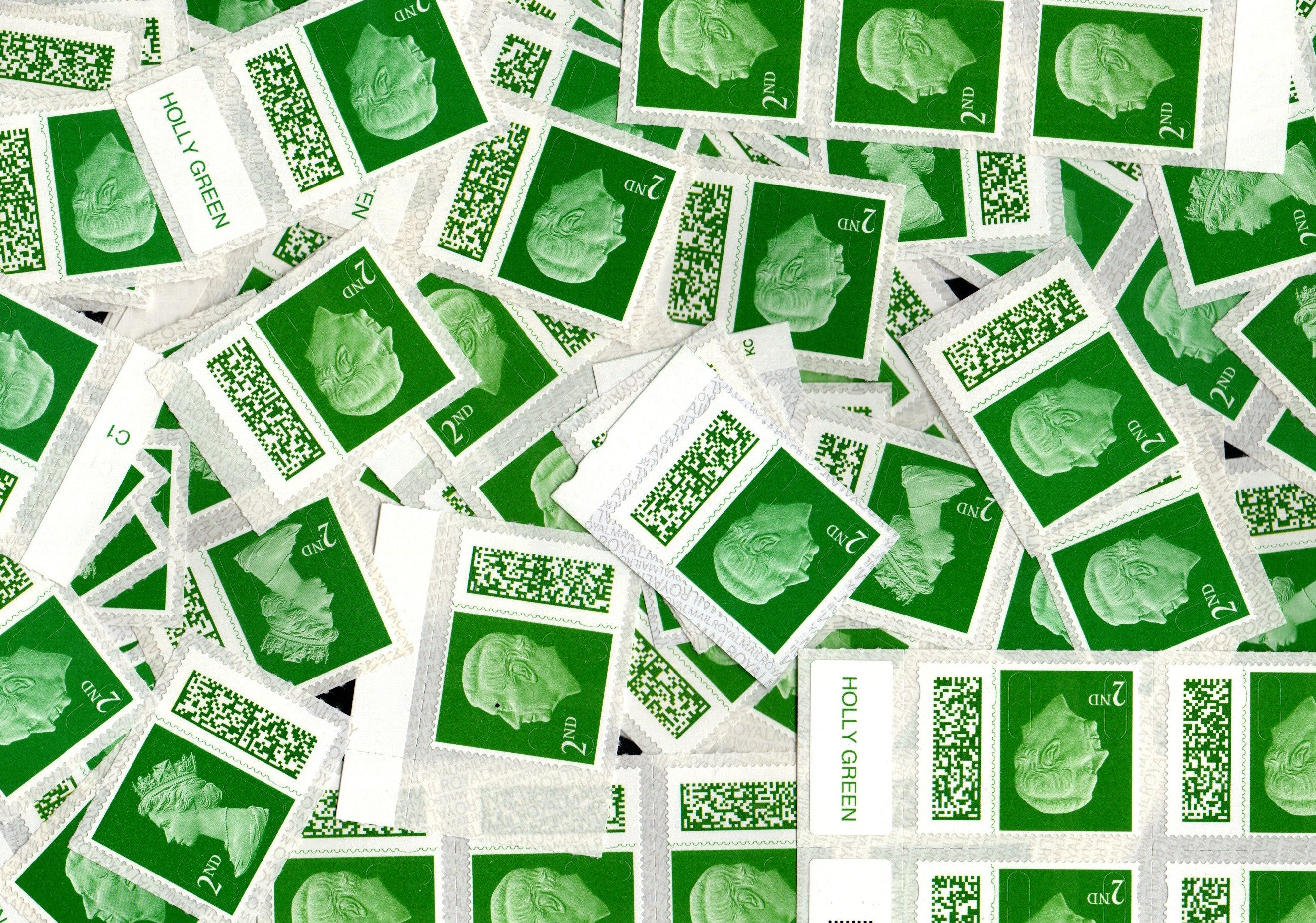 2nd Class Letter - Barcoded, Self-adhesive Stamps - Save up to 7.50%