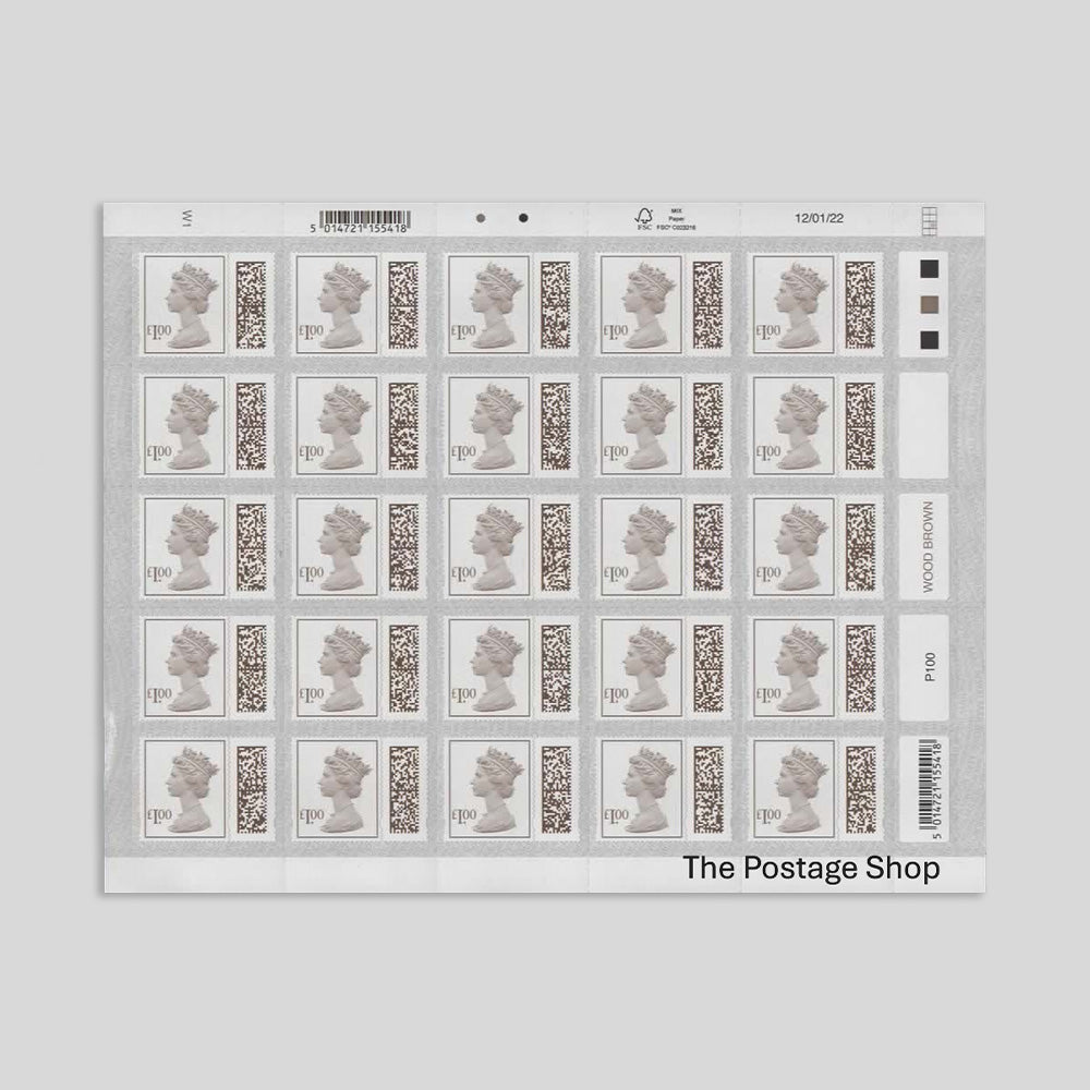 Individual Value £1 - Barcoded, Self-adhesive Stamps - Save up to 14%