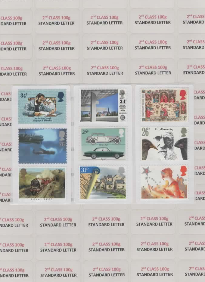 2nd Class Standard Letter Label (Roll) - Value 91p - Save up to 30%