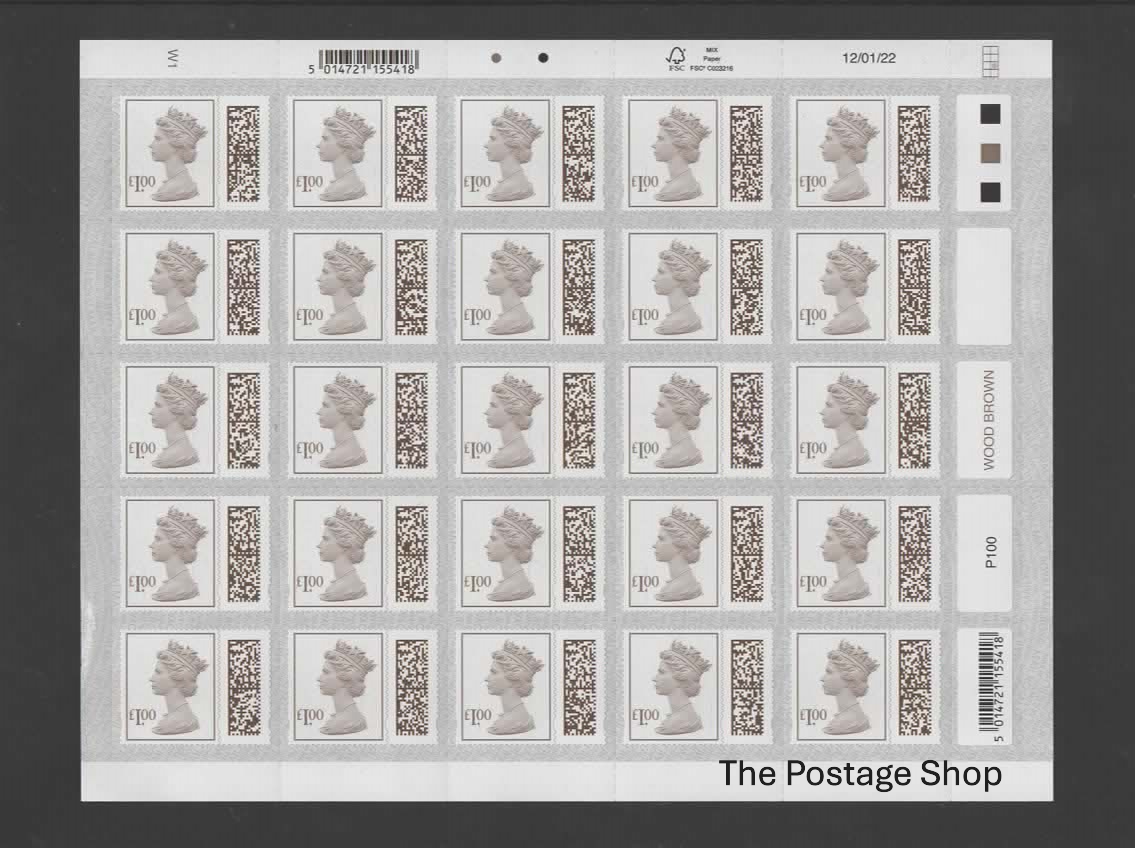 Individual Value £1 - Barcoded, Self-adhesive Stamps - Save up to 14%