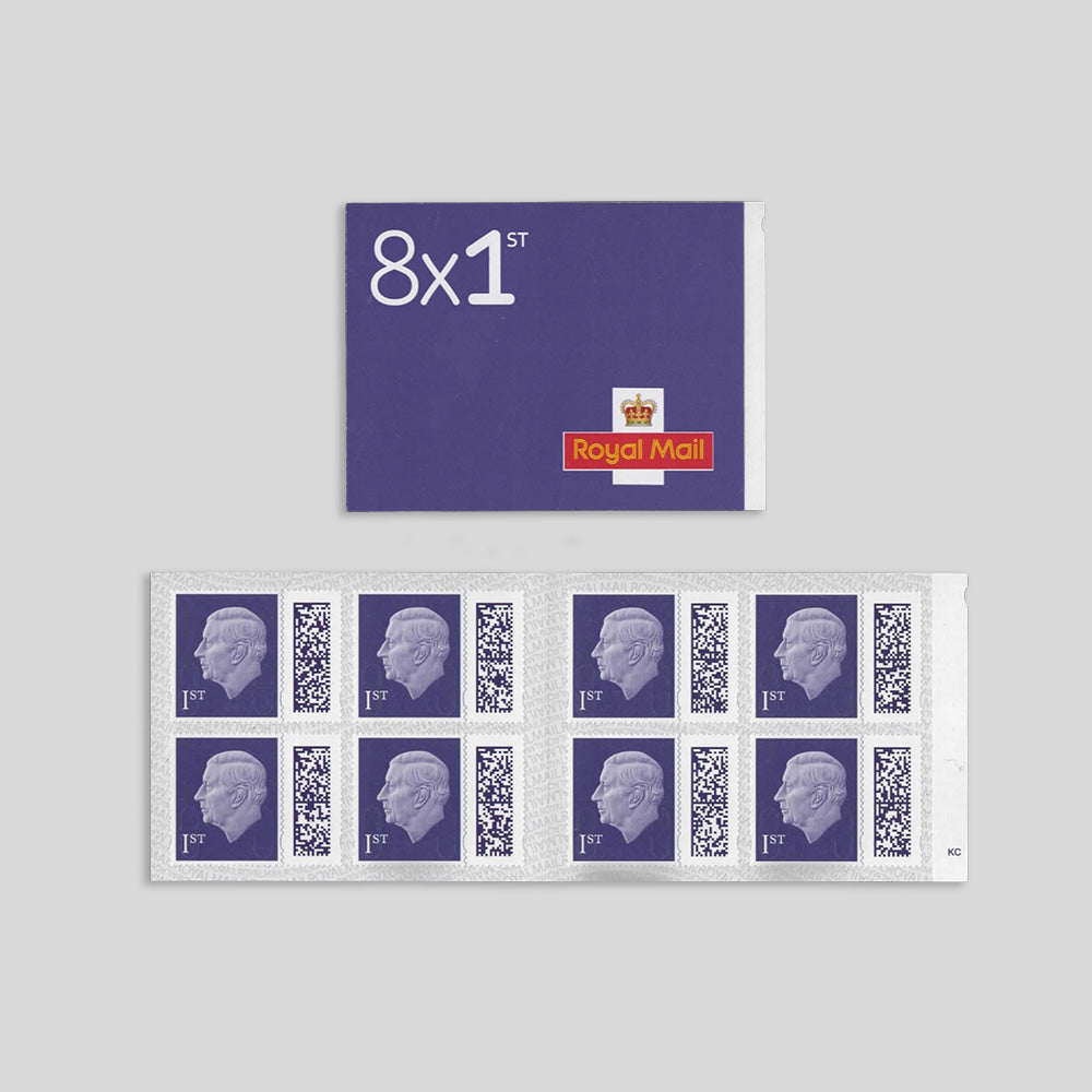 1st Class Letter - Barcoded, Self-adhesive Booklets (8 stamps) - Save up to 26.5%