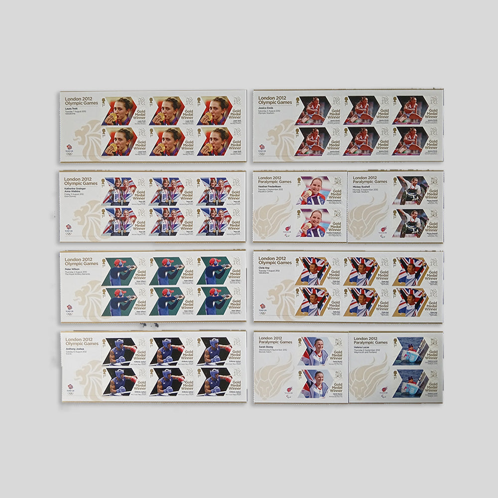 1st Class Letter x 100, 2012 Olympic and Paralympic Games, Self-adhesive Stamps - Save 46%