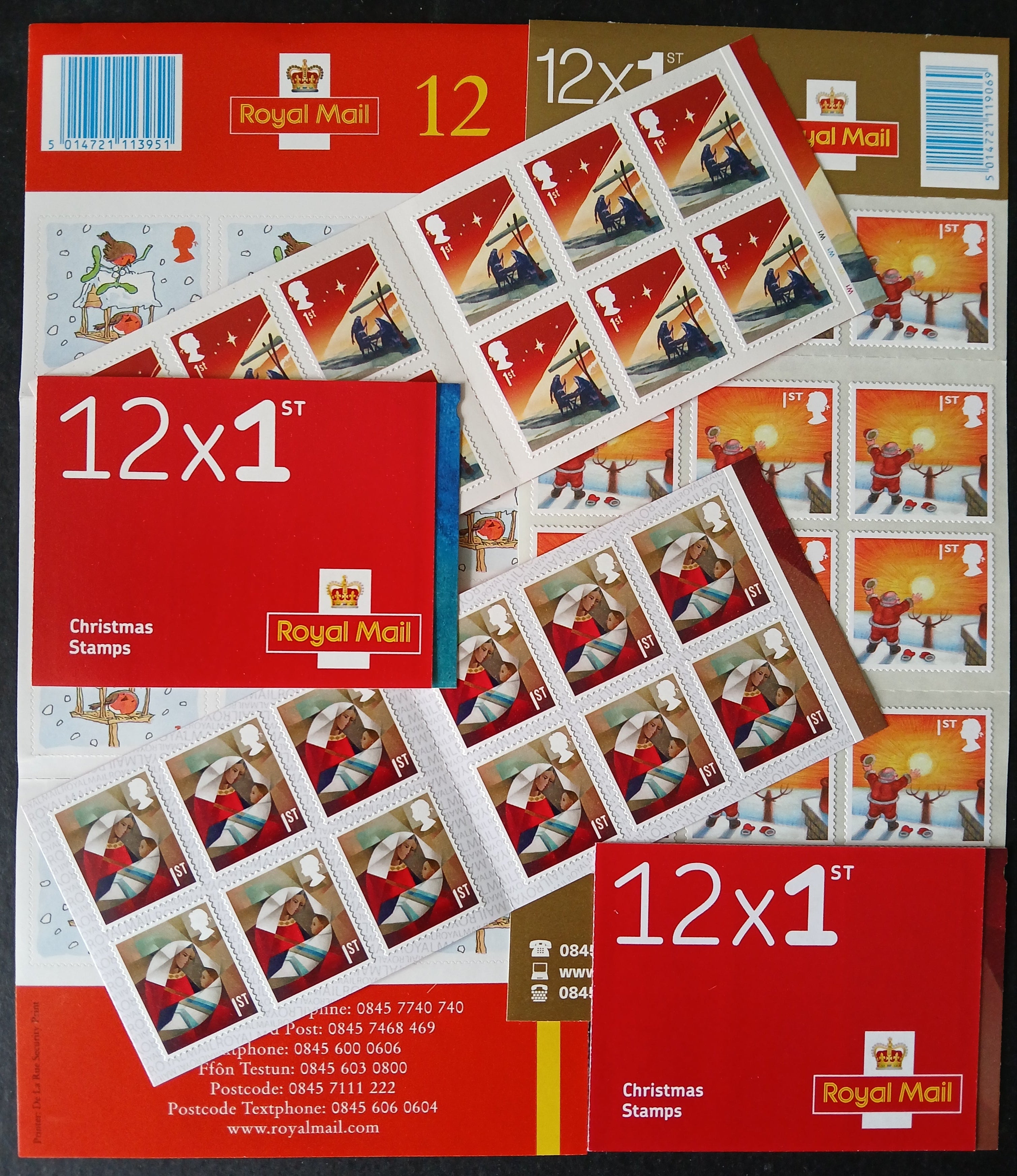 1st Class Letter - Self-adhesive Christmas Booklets - Save up to 38%