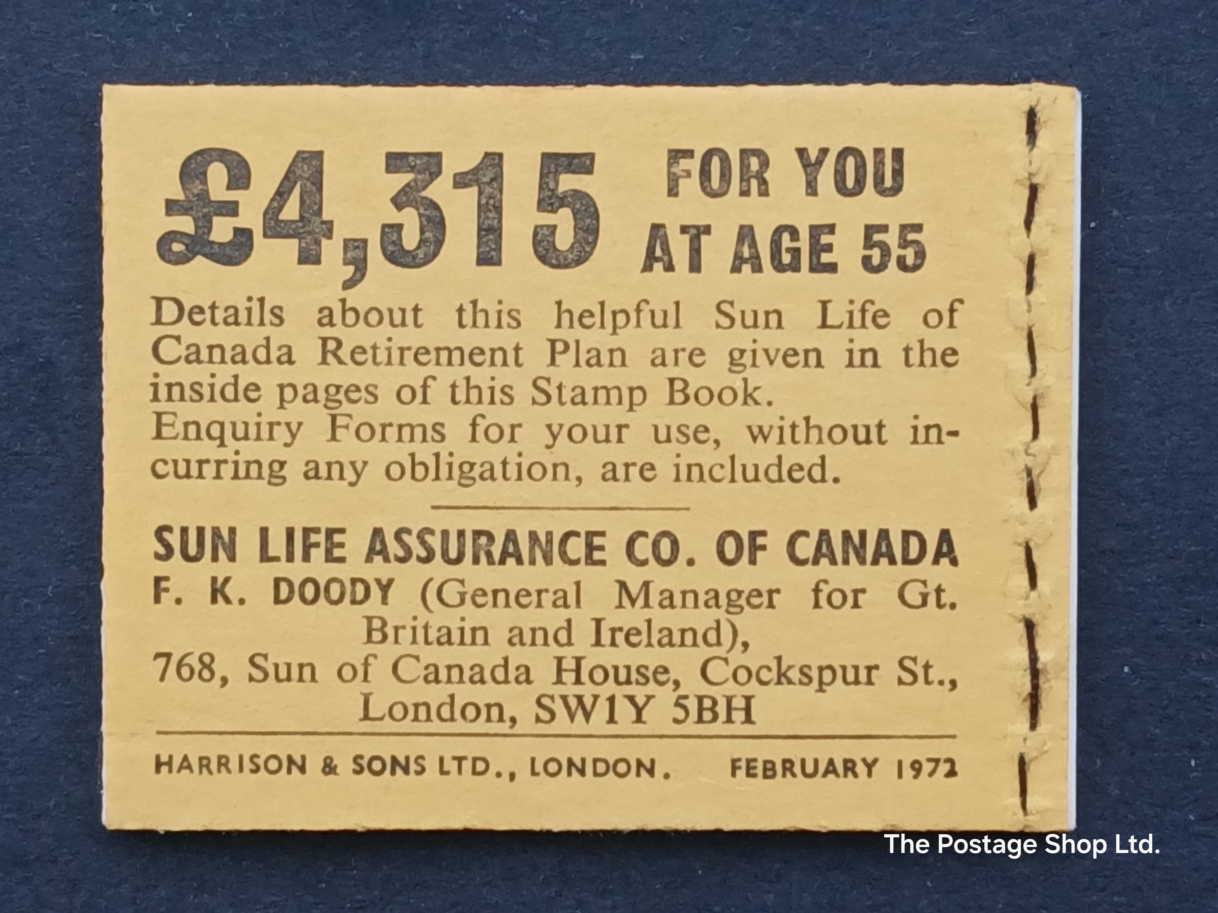 DN 52 - Pillar Box Series - Feb 1972