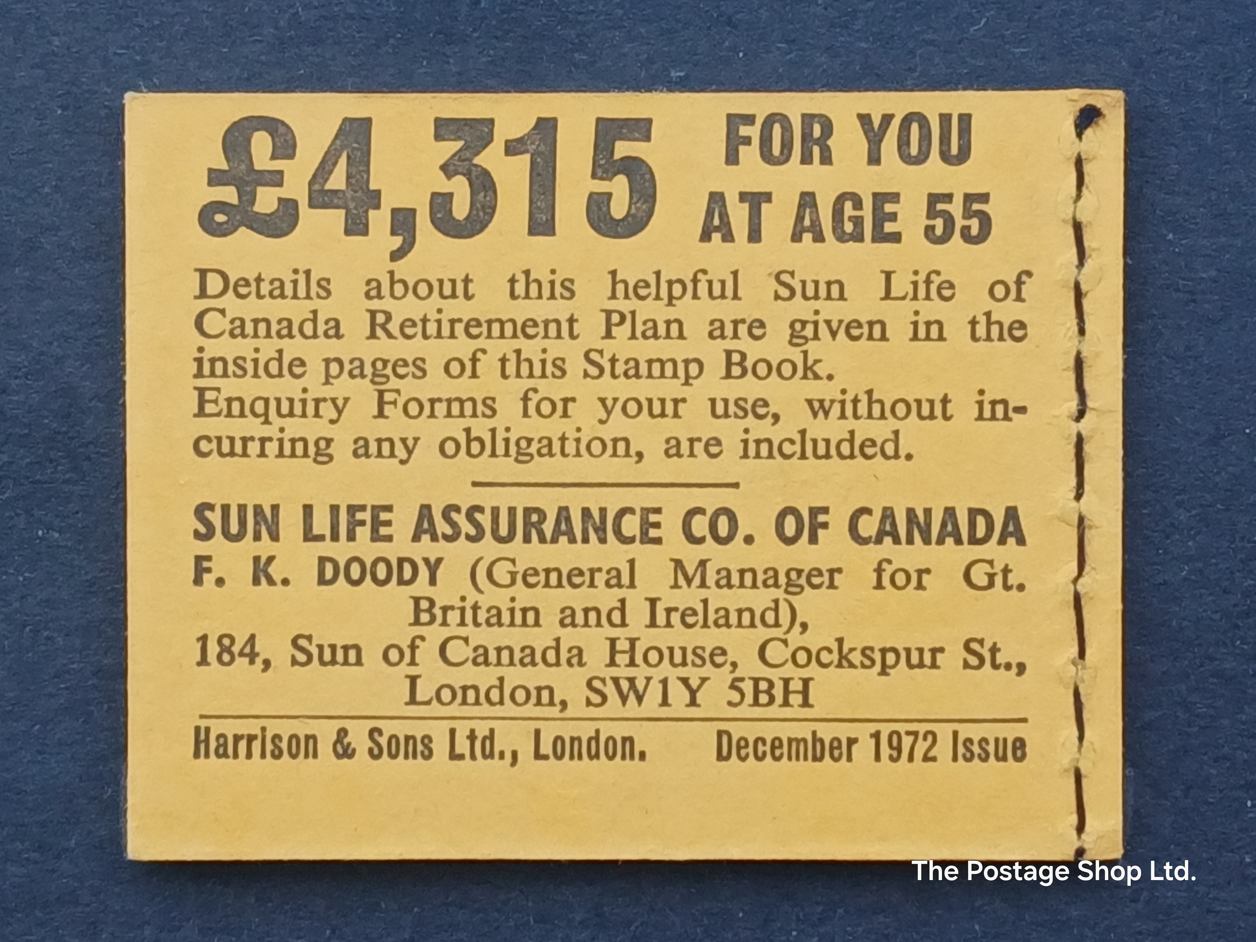 DN 57 - Pillar Box Series - Dec 1972