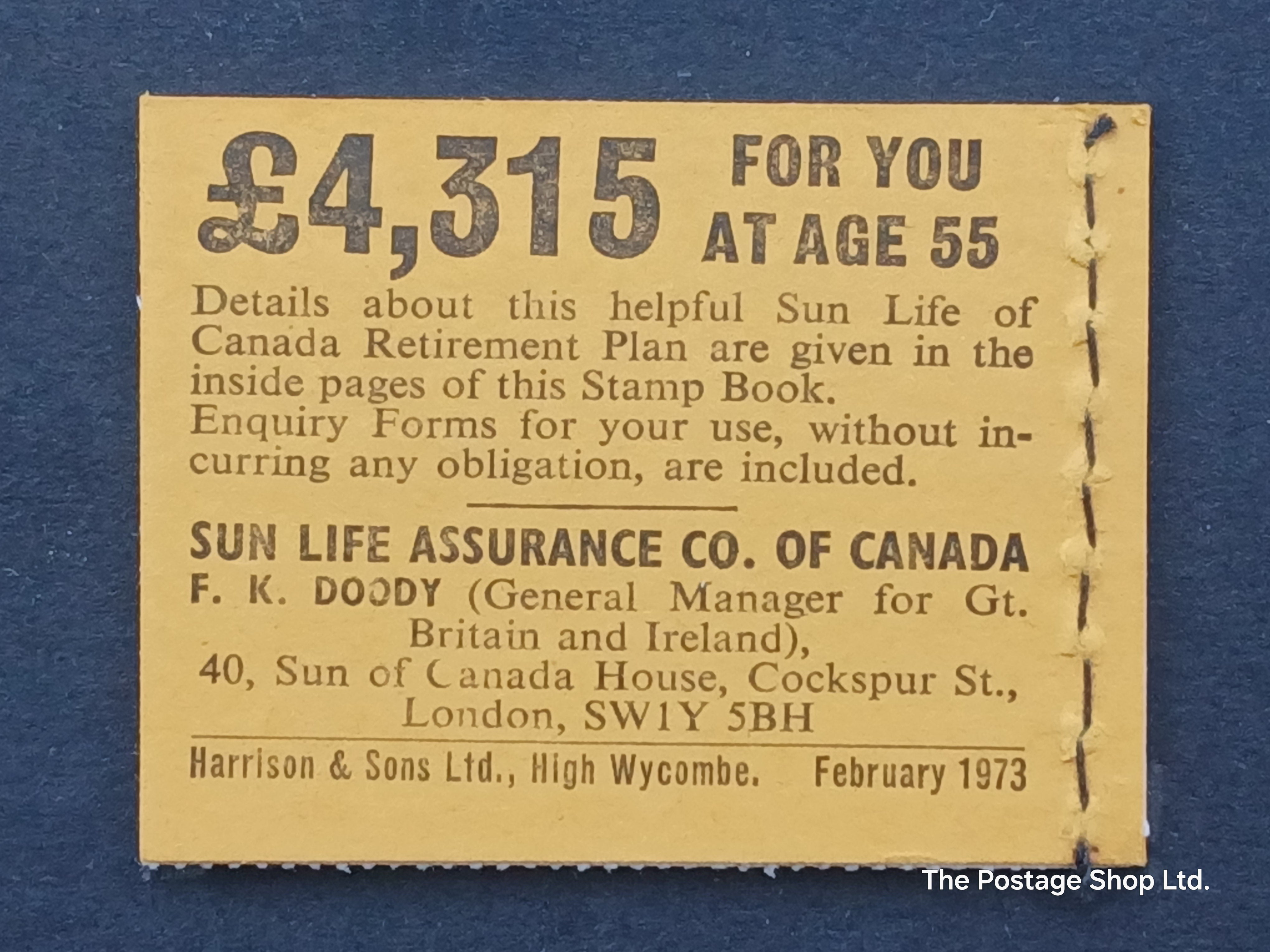 DN 58 - Pillar Box Series - Feb 1973