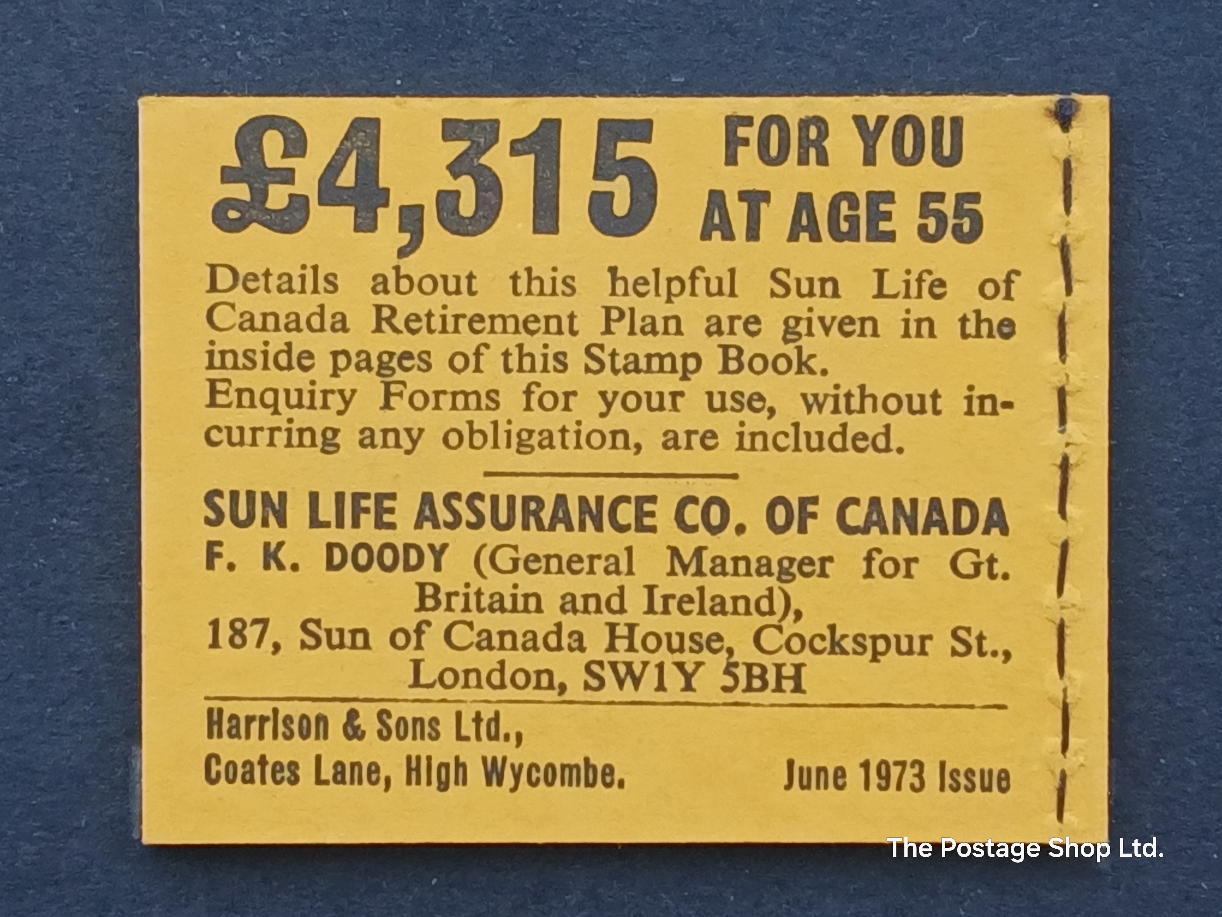 DN 60 - Pillar Box Series - Jun 1973