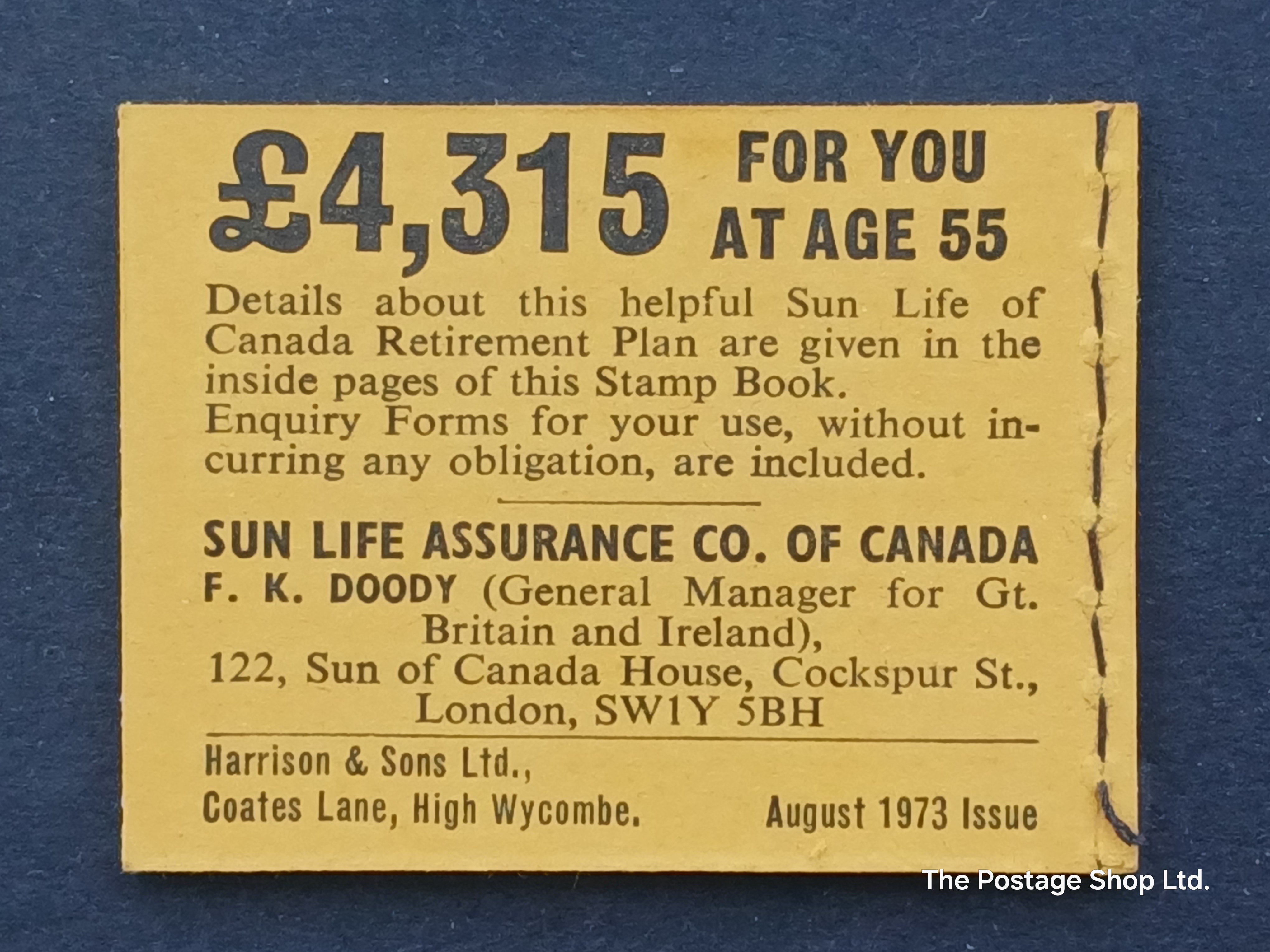 DN 61 - Pillar Box Series - Aug 1973