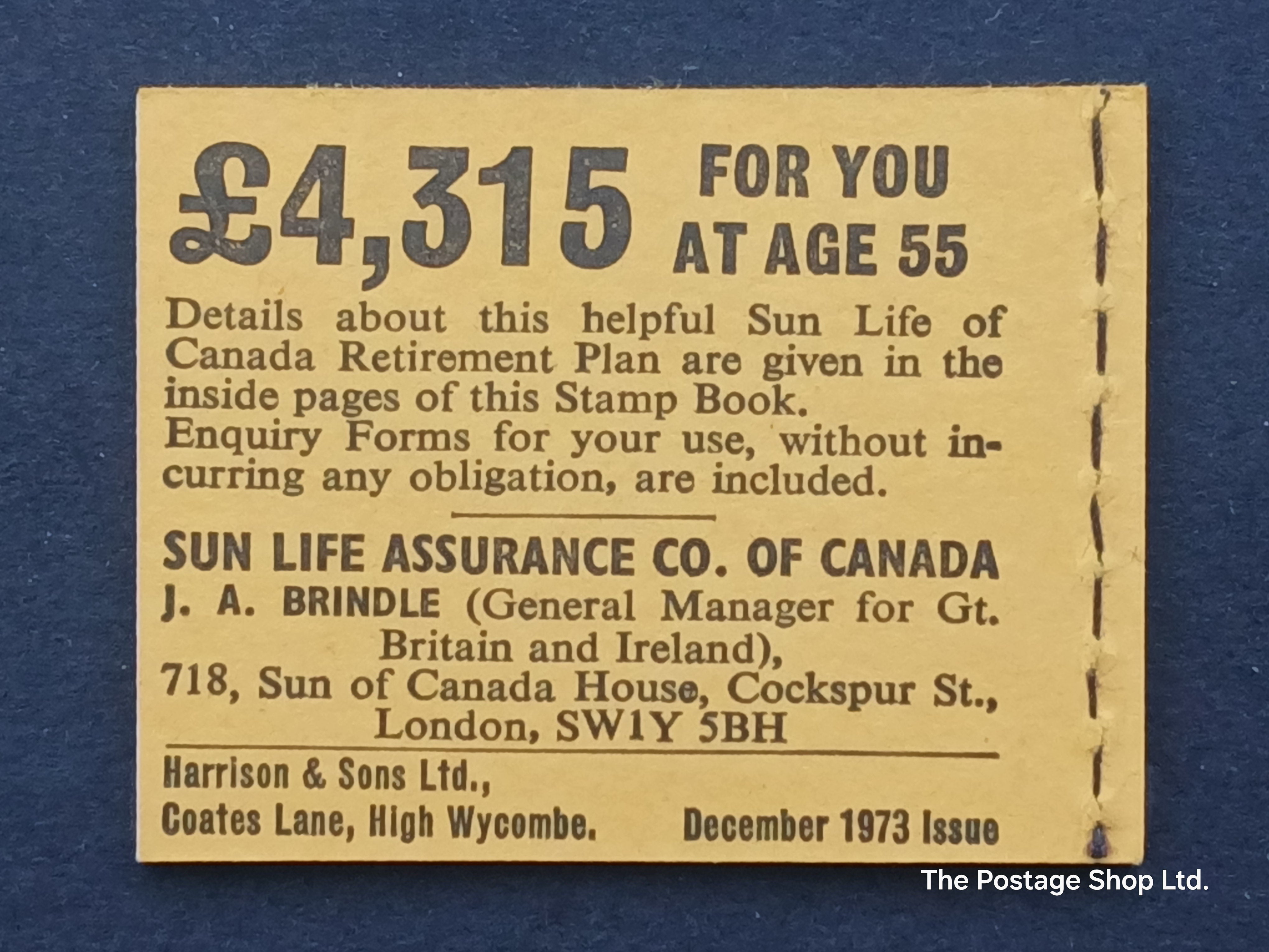 DN 63 - Pillar Box Series - Dec 1973