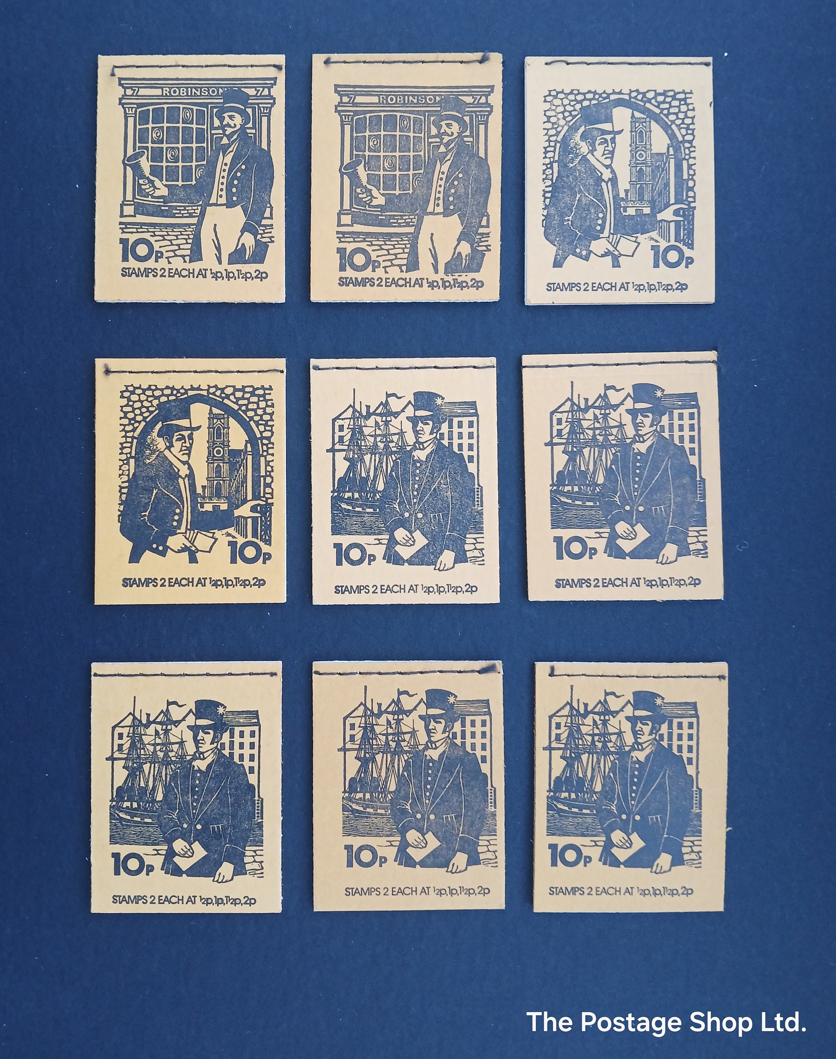Complete Set - DN67 to DN75 - Postal Uniforms Series