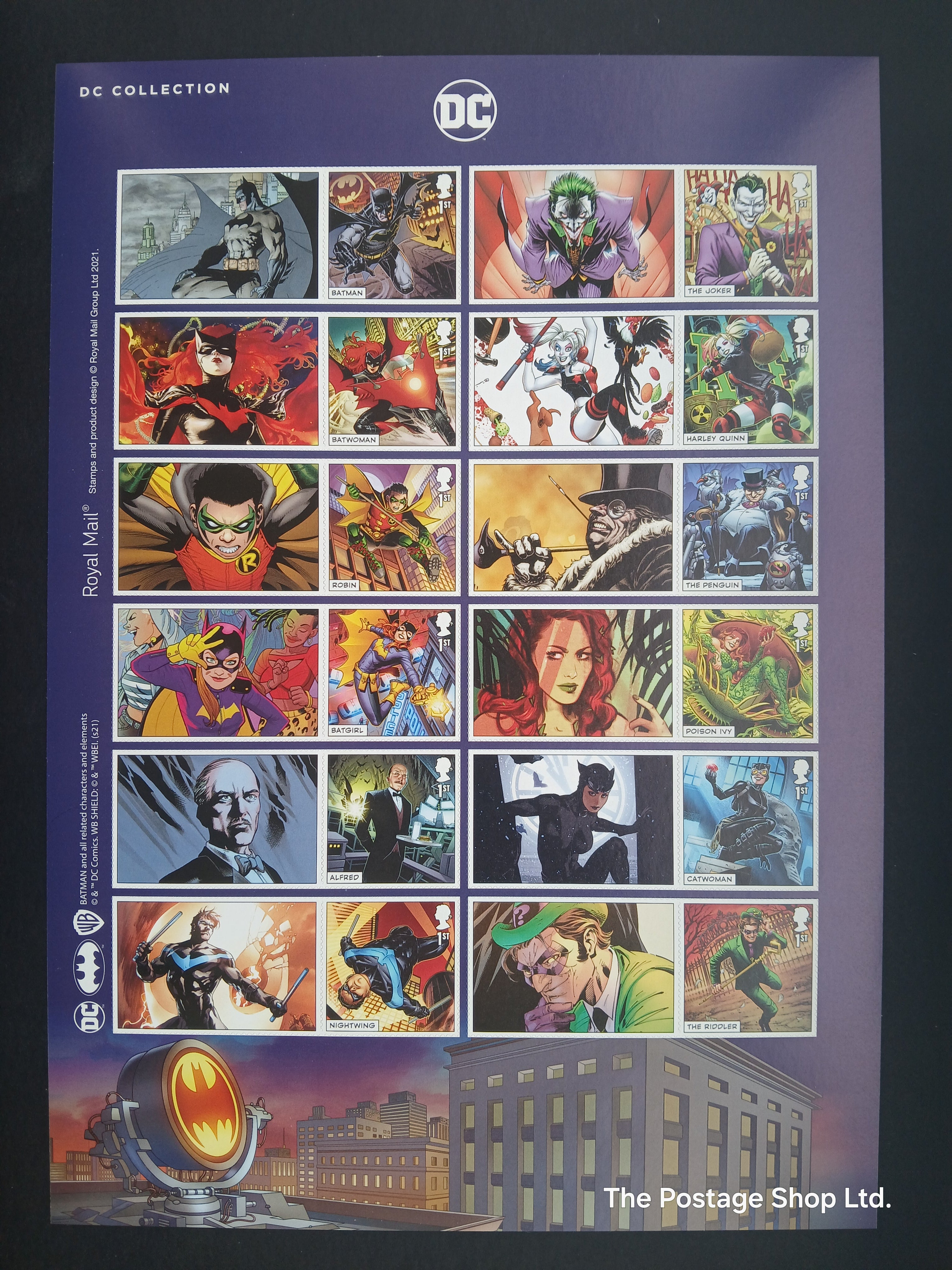 DC Collection 1st Issue Smiler/Label Sheet - Save up to 30%