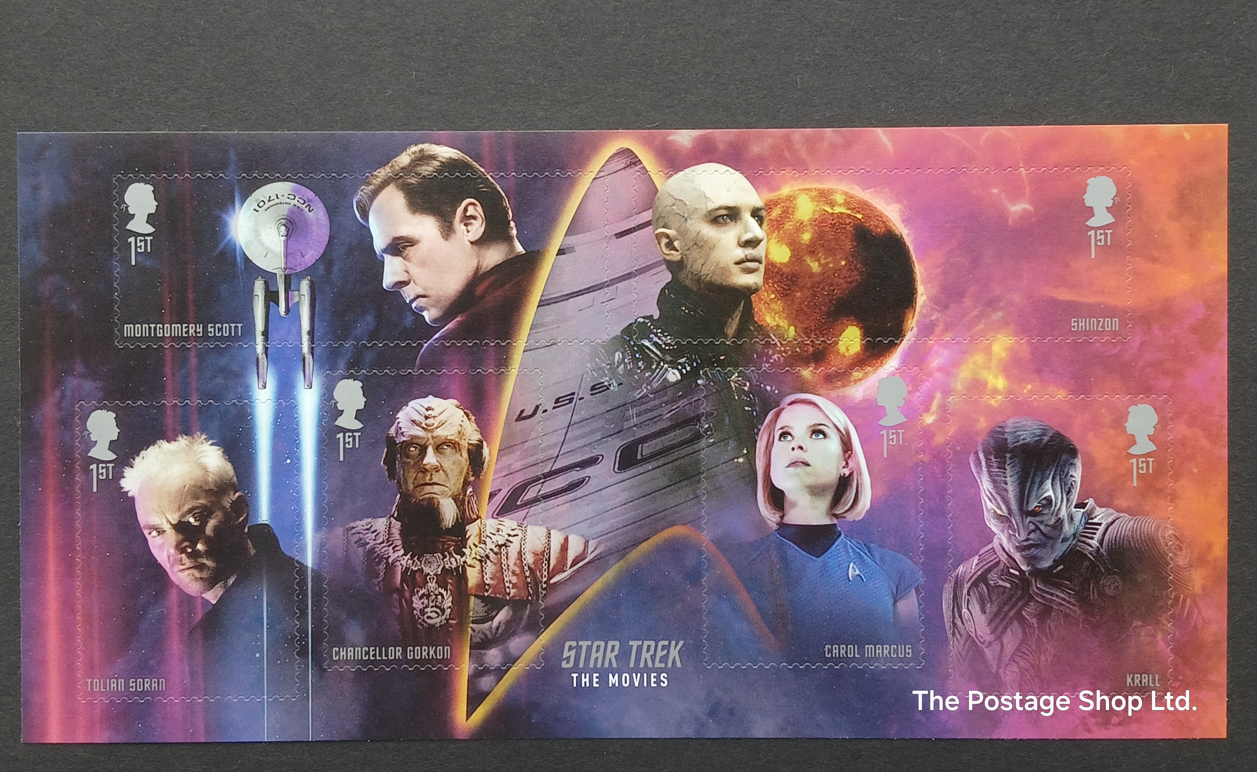 Star Trek 1st Issue Miniature Sheet - Save up to 30%