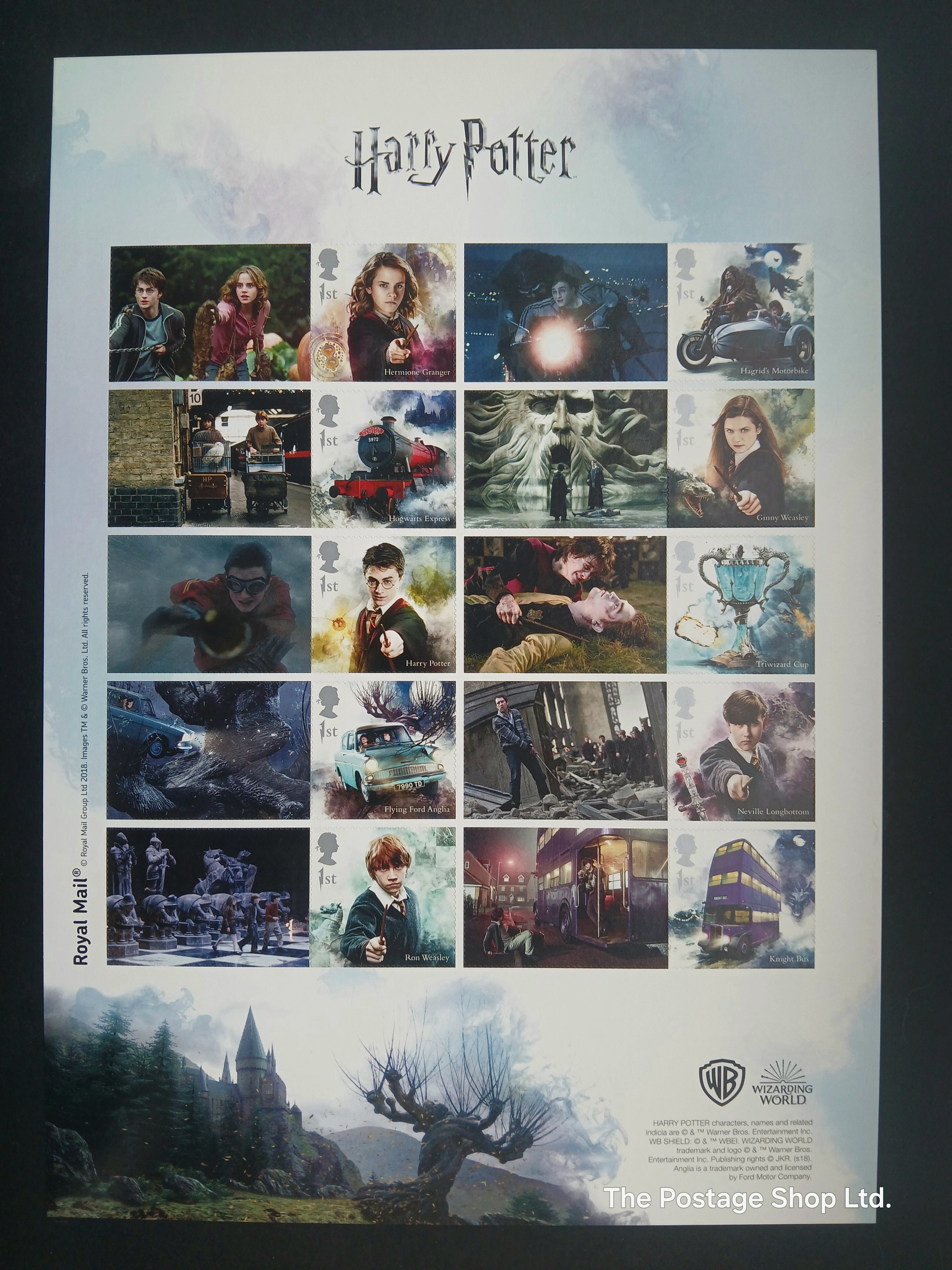 Harry Potter 1st Issue Smiler/Label Sheet - Save up to 30%