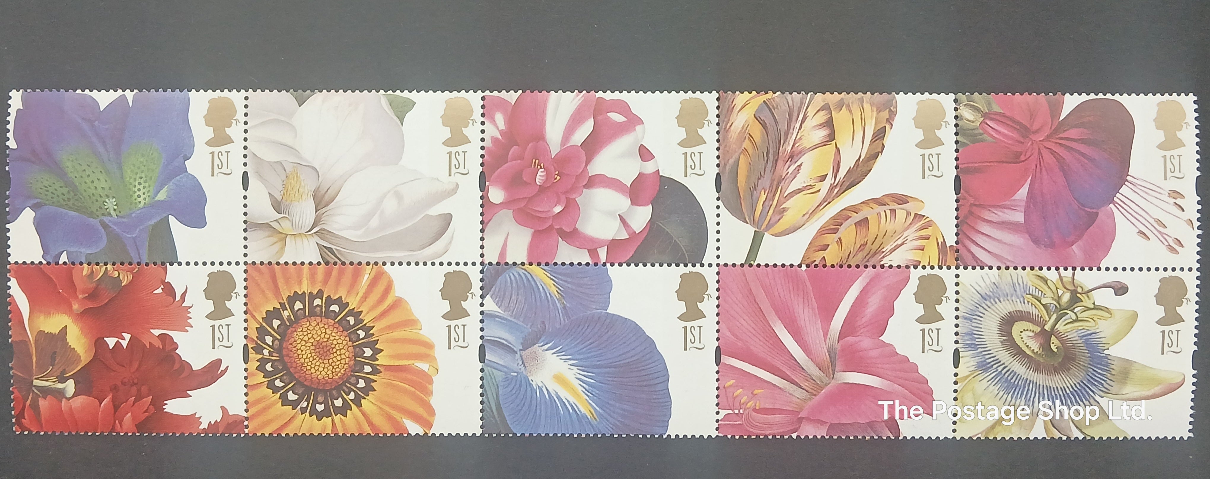 Greeting Stamps - Flower Paintings - Save up to 40%