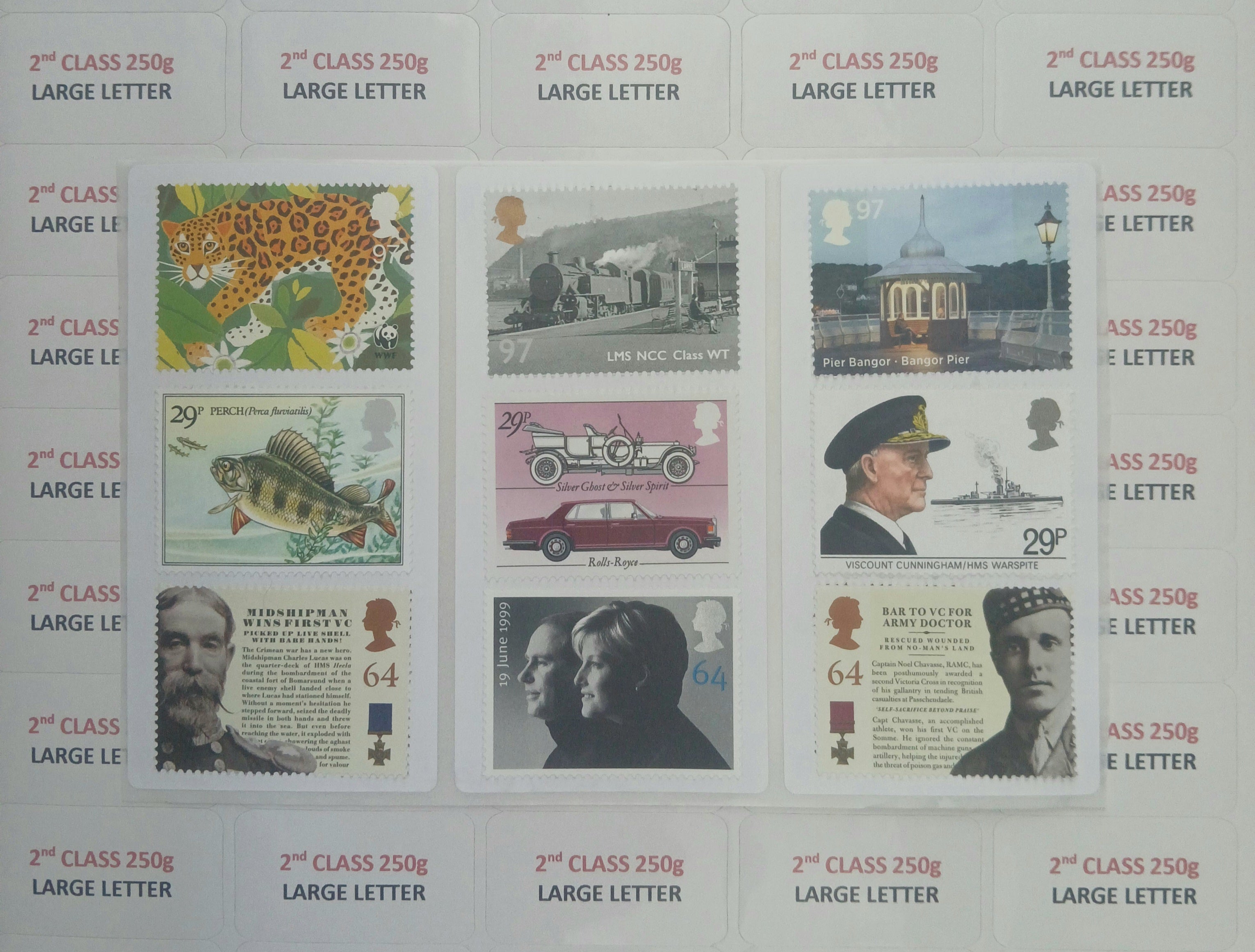 2nd Class Large Letter 250g Label - value £1.90 - Save up to 30% New Rate APR 26