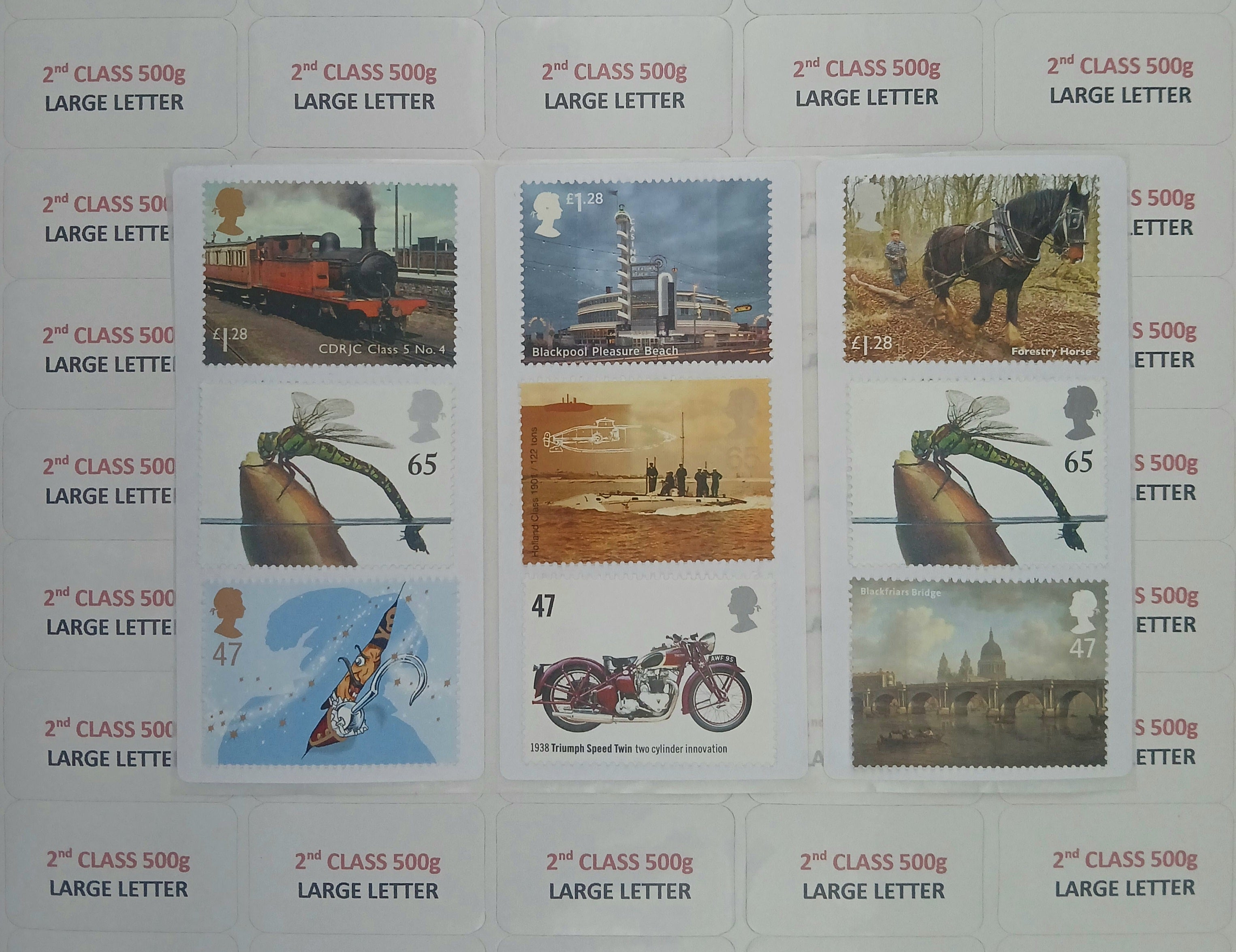 2nd Class Large Letter 500g Label - value £2.40 - Save up to 30% New Rate APR 2026