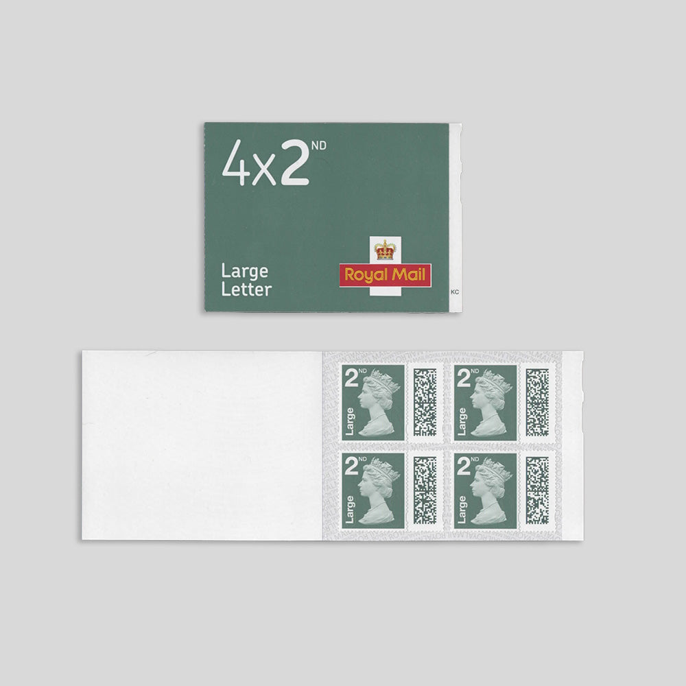 2nd Class Large Letter - Barcoded, Self-adhesive Booklets - Save up to 24.5%