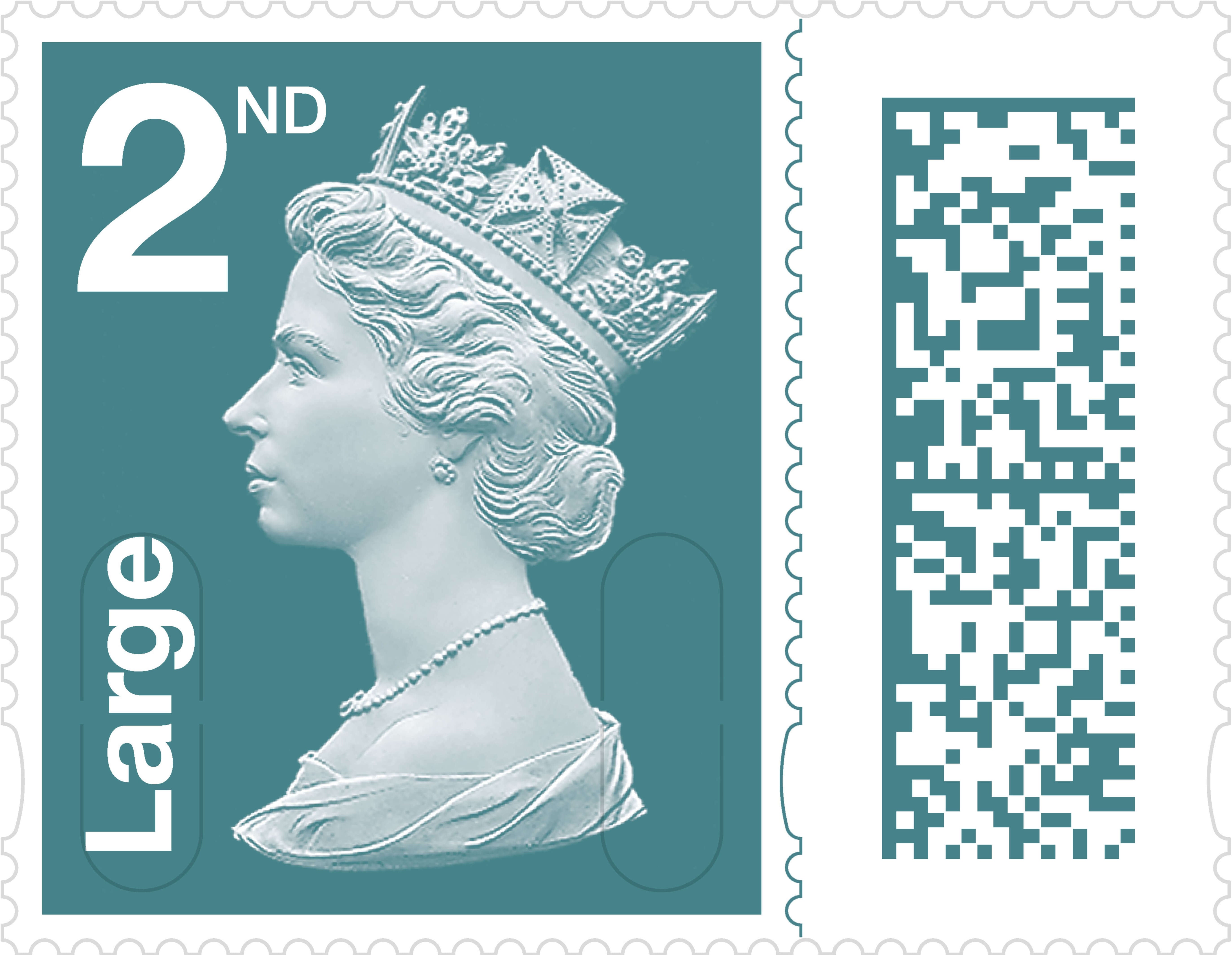 2nd Class Large Letter - Barcoded, Self-adhesive Stamps - Save up to 7%