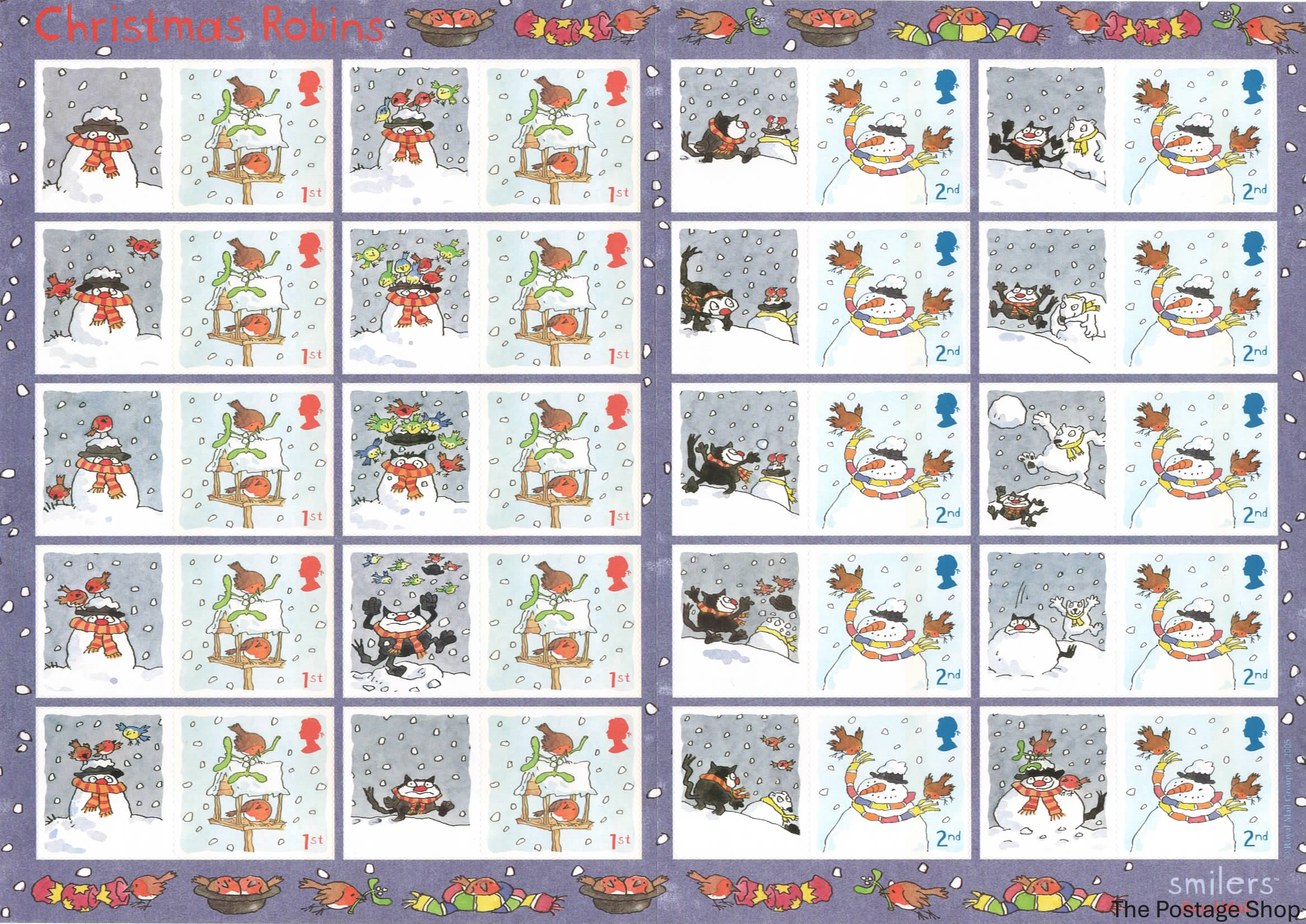 LS27 - Christmas Robins - 2005