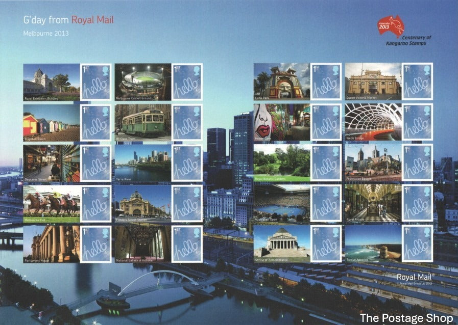 LS86 - Australia 2013, International Stamp Exhibition, Melbourne - 2013