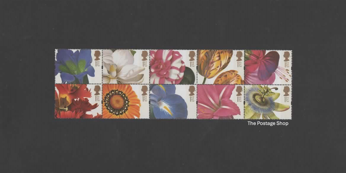 Greeting Stamps - Flower Paintings - Save up to 40%